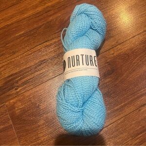 1 NEW Nurture Blue Skein 100 % Cotton 100 g  200 meters Crochet Knit Peruvian